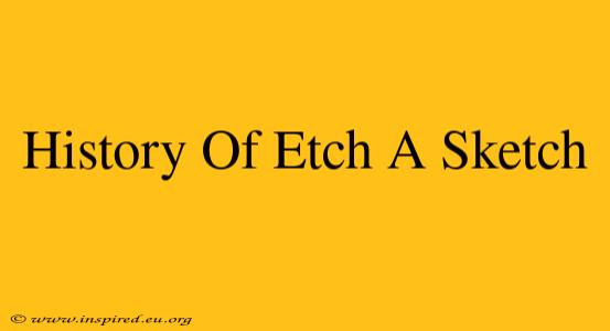 History Of Etch A Sketch
